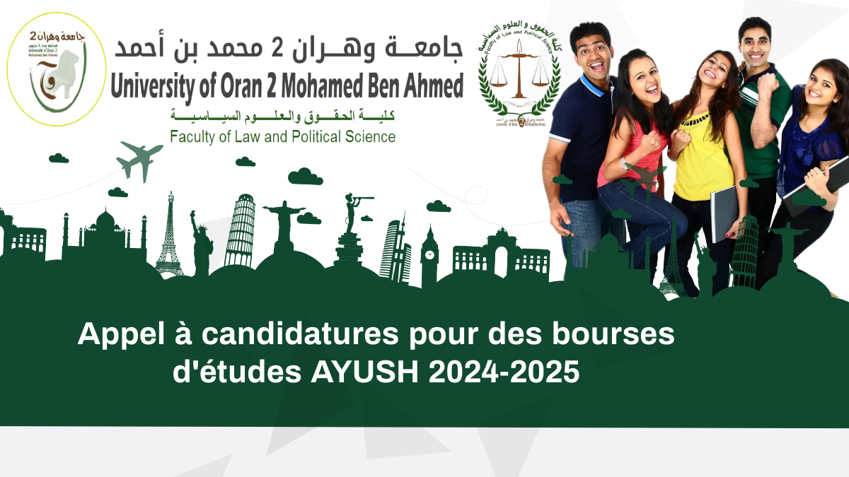 Appel à candidatures pour des bourses d'études AYUSH 2024-2025